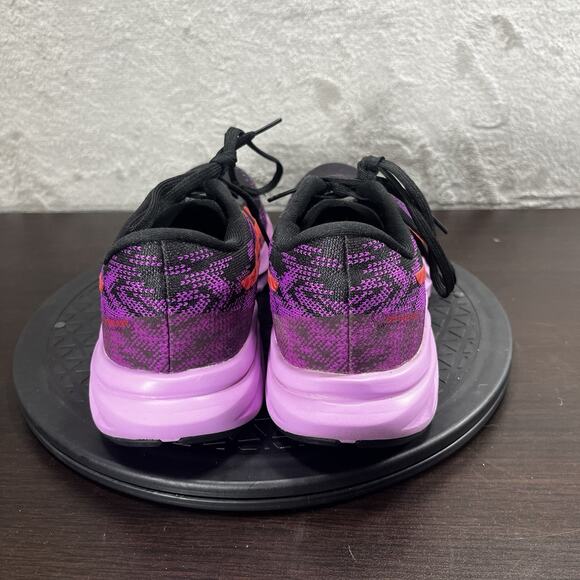 Asics Women's Dynablast 3 Womens Sz 8 Black/Purple/Red Alert Running Shoes - Picture 4 of 10